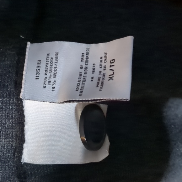 CATHERINE MALANDRINO* long sleeve 2pkt 1 button closure notch collar lapel sweat - Picture 6 of 10